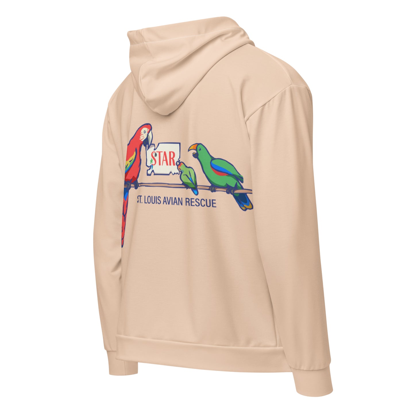 Kat Bird Bookshop - Unisex zip hoodie