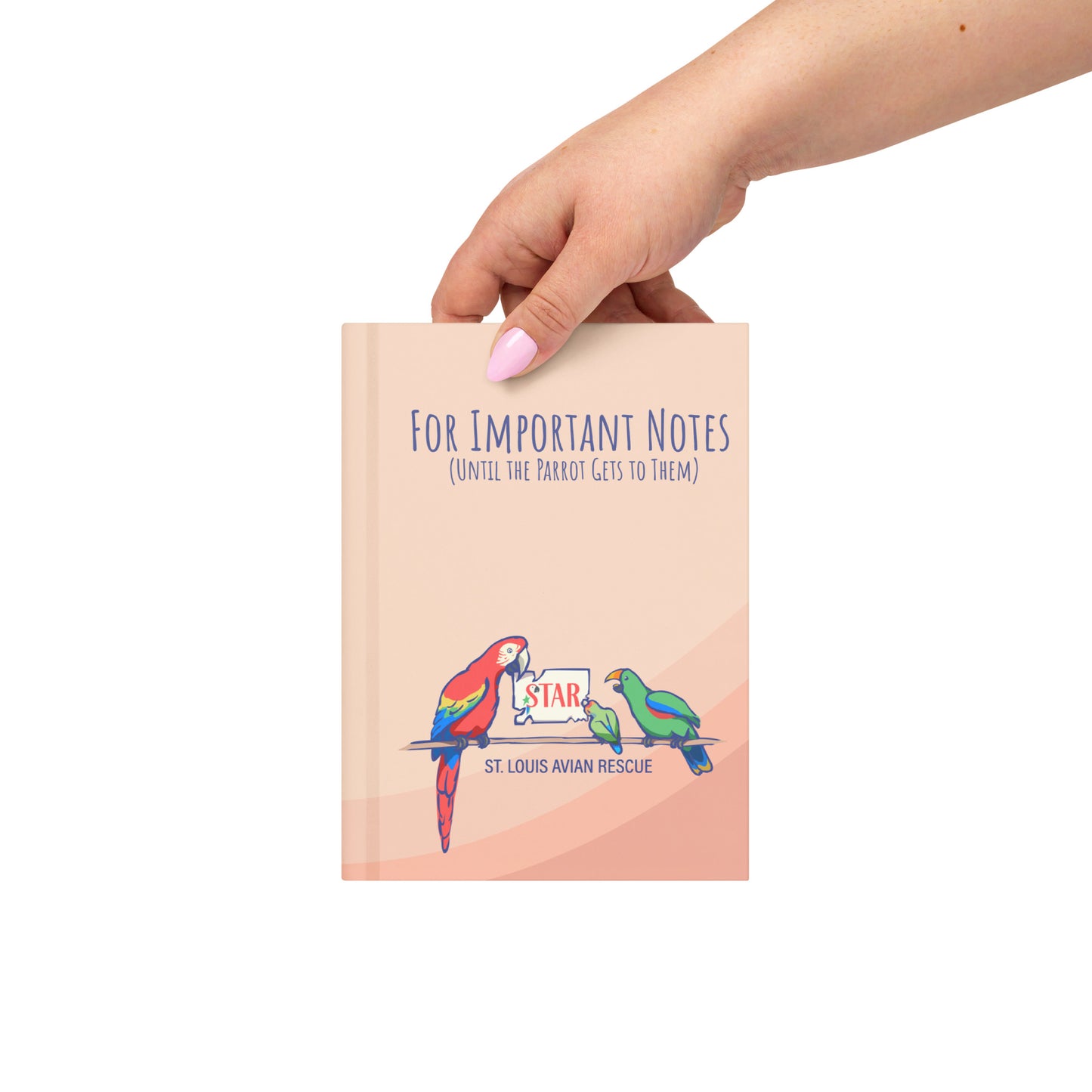 Kat Bird Bookshop - Important Notes - Hardcover journal matte