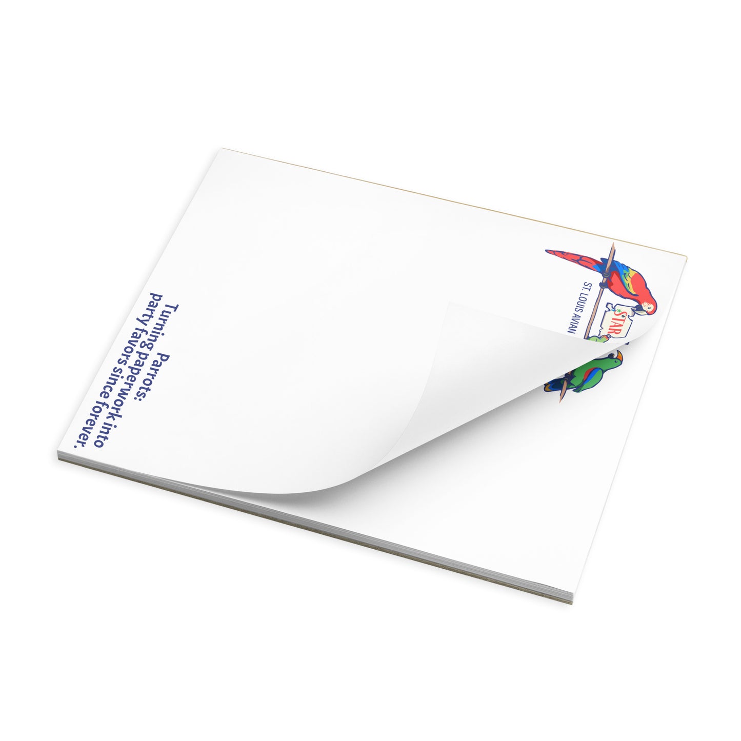 Kat Bird Bookshop - Paperwork vs Party favors - Notepad