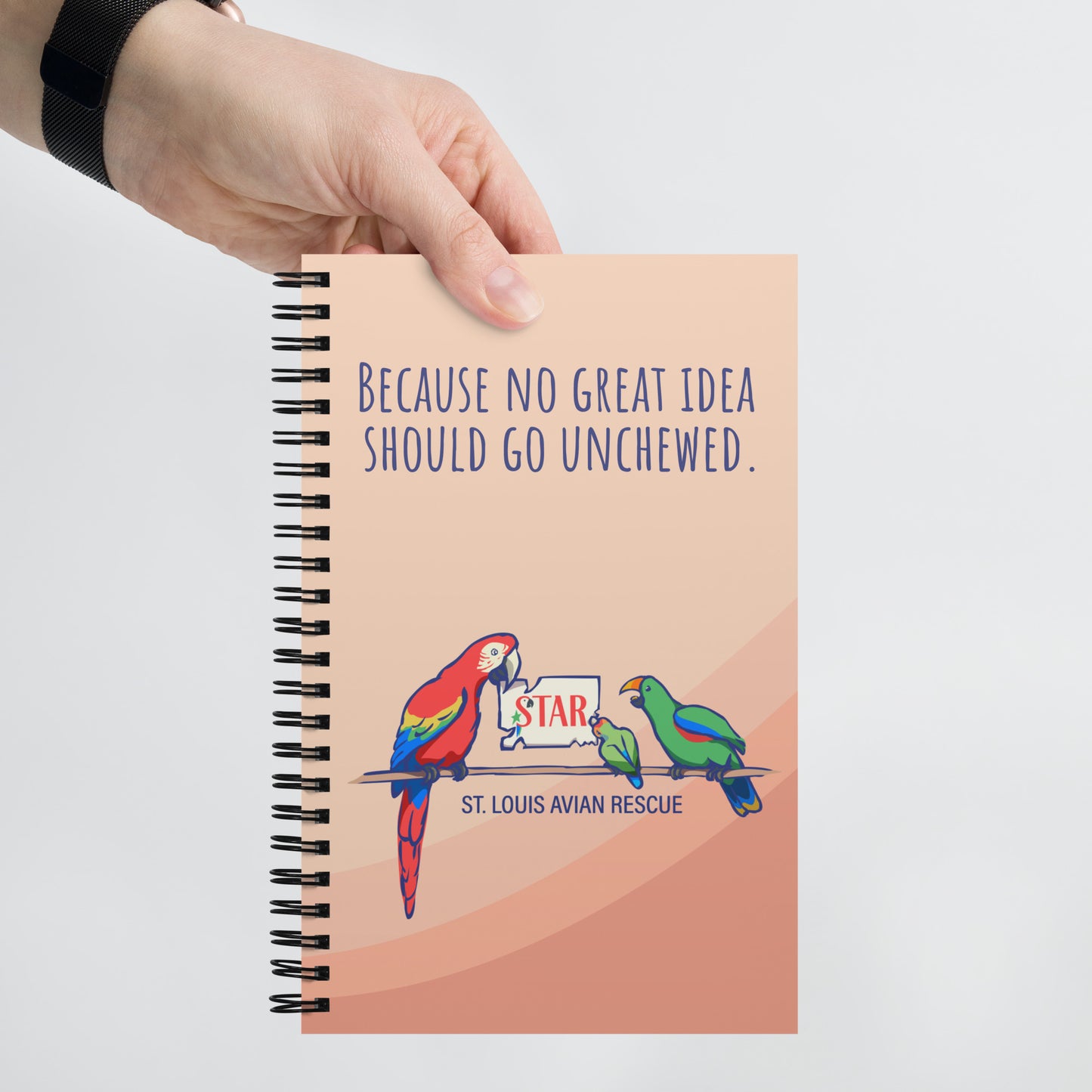 Kat Bird Bookshop - Great Idea! - Spiral notebook